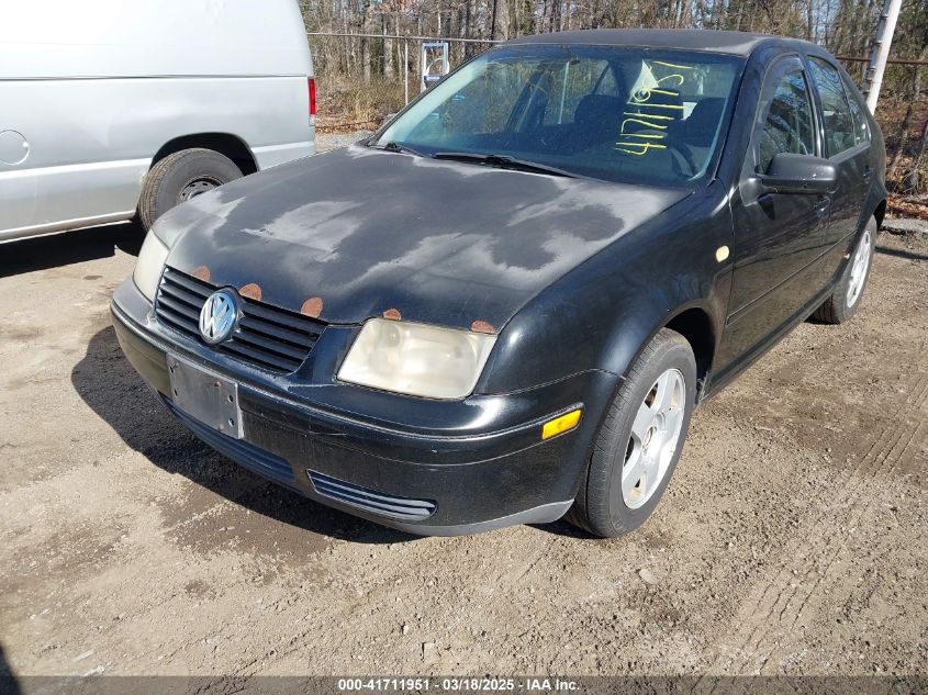 1999 Volkswagen Jetta Gls VIN: 3VWSC29M6XM060760 Lot: 41711951