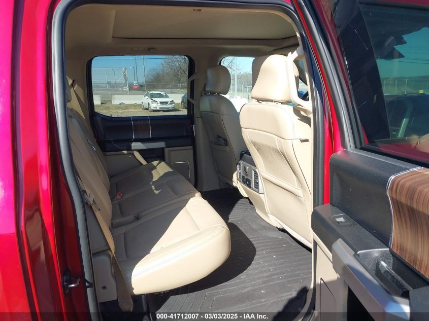 2017 Ford F-150 Lariat VIN: 1FTEW1EG7HKC80452 Lot: 41712007