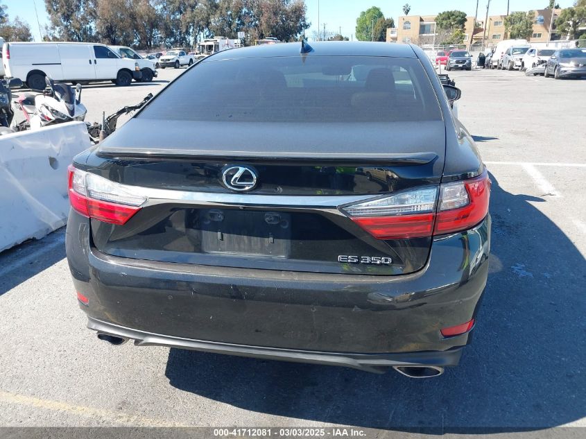 2018 Lexus Es 350 VIN: 58ABK1GG7JU091598 Lot: 41712081