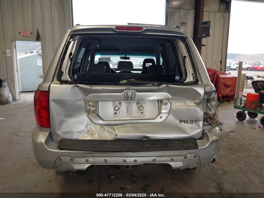 2004 Honda Pilot Ex VIN: 2HKYF18424H548377 Lot: 41712208