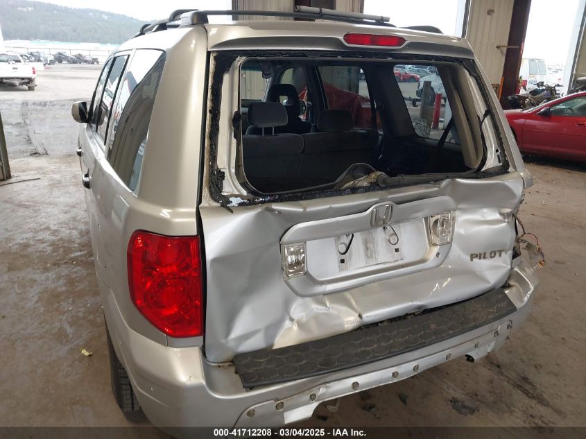 2004 Honda Pilot Ex VIN: 2HKYF18424H548377 Lot: 41712208