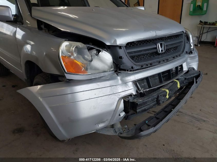 2004 Honda Pilot Ex VIN: 2HKYF18424H548377 Lot: 41712208
