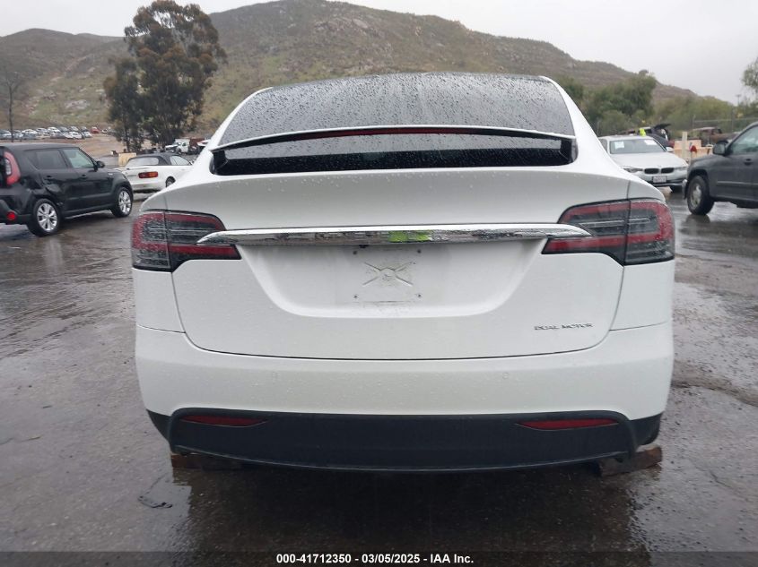 2021 Tesla Model X Long Range Dual Motor All-Wheel Drive/Long Range Plus Dual Motor All-Wheel Drive VIN: 5YJXCDE29MF325003 Lot: 41712350