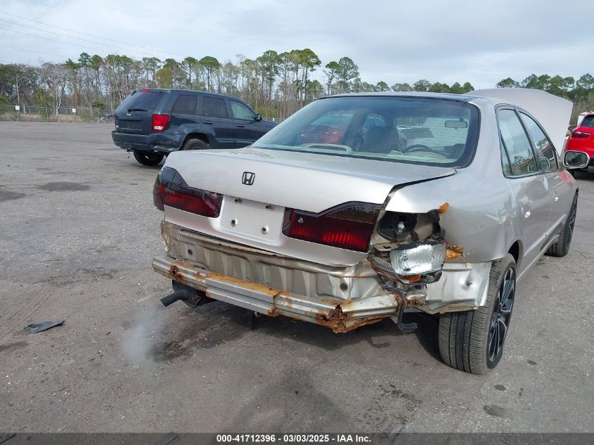 1999 Honda Accord Ex V6 VIN: 1HGCG1654XA011252 Lot: 41712396
