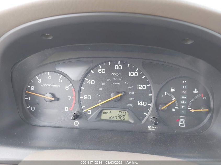 1999 Honda Accord Ex V6 VIN: 1HGCG1654XA011252 Lot: 41712396