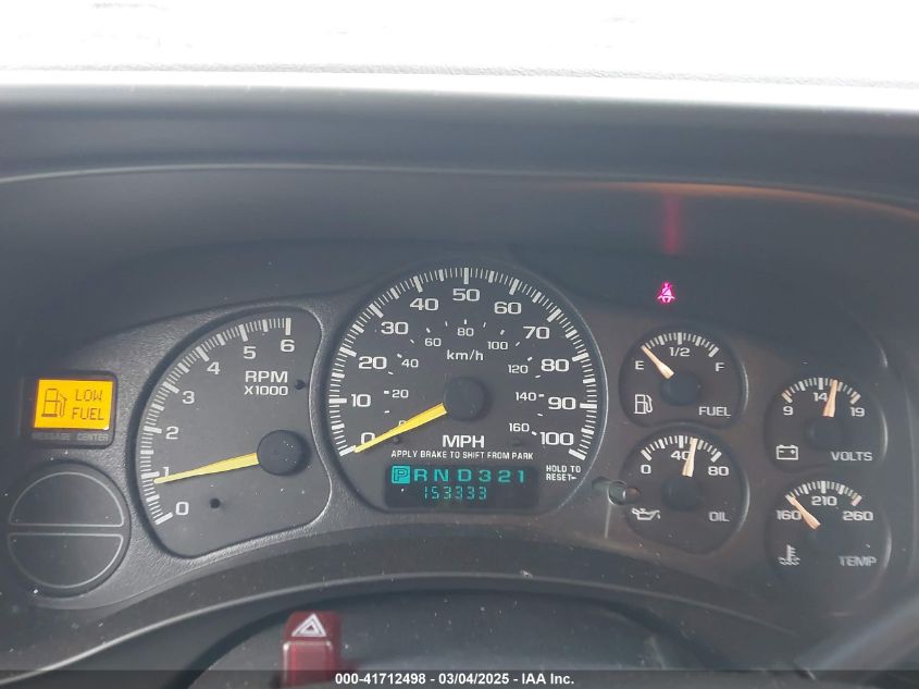 2000 Chevrolet Silverado 1500 VIN: 1GCEK14W2YE201658 Lot: 41712498