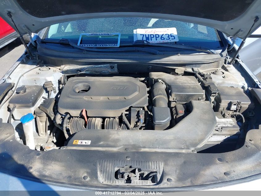 2017 Hyundai Sonata Se VIN: 5NPE24AF1HH559548 Lot: 41712794