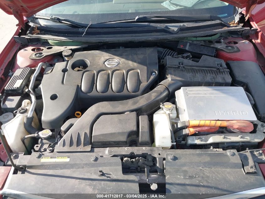 2008 Nissan Altima Hybrid VIN: 1N4CL21EX8C247214 Lot: 41712817