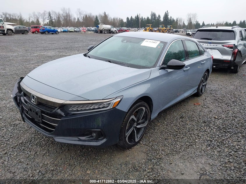 VIN 1HGCV1F32NA070236 2022 HONDA ACCORD SPORT