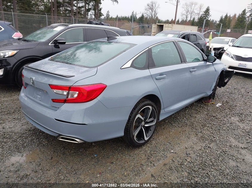 VIN 1HGCV1F32NA070236 2022 HONDA ACCORD SPORT
