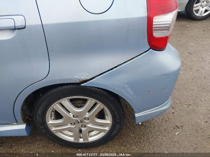 2008 Honda Fit Sport VIN: JHMGD38618S003436 Lot: 41713177