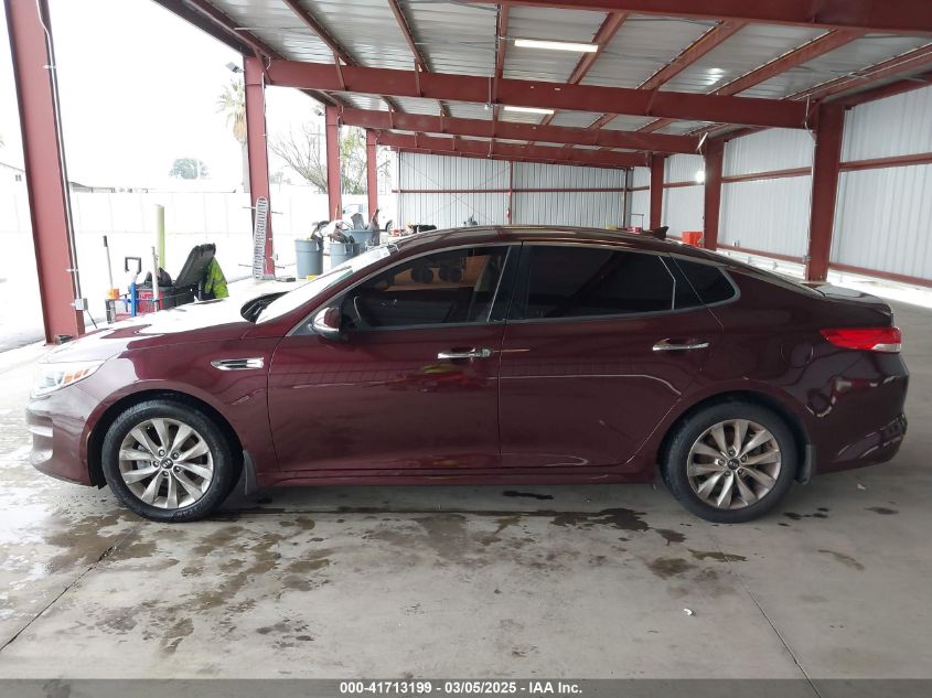 2016 Kia Optima Ex VIN: 5XXGU4L33GG114311 Lot: 41713199