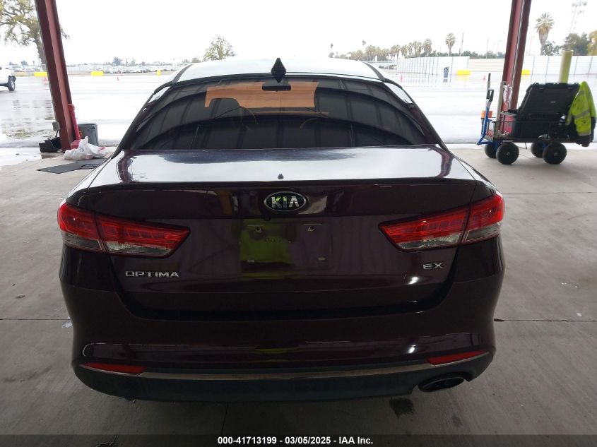 2016 Kia Optima Ex VIN: 5XXGU4L33GG114311 Lot: 41713199