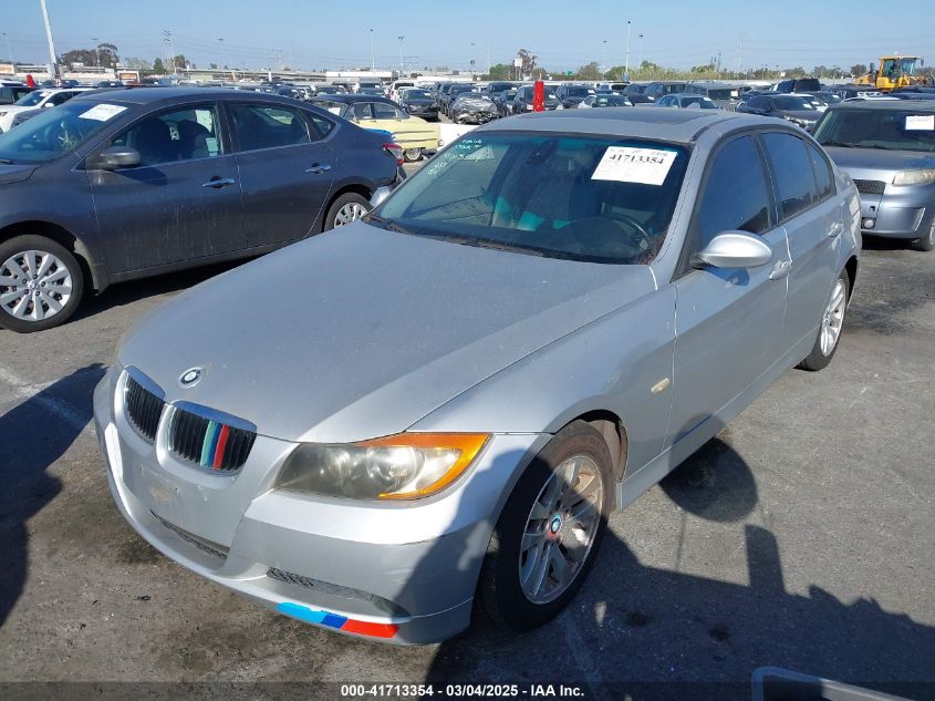 2006 BMW 325I VIN: WBAVB175X6NK38079 Lot: 41713354