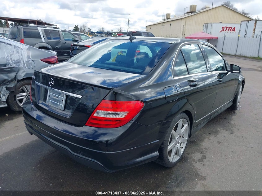 2012 MERCEDES-BENZ C 250 VIN: WDDGF4HB0CR215099