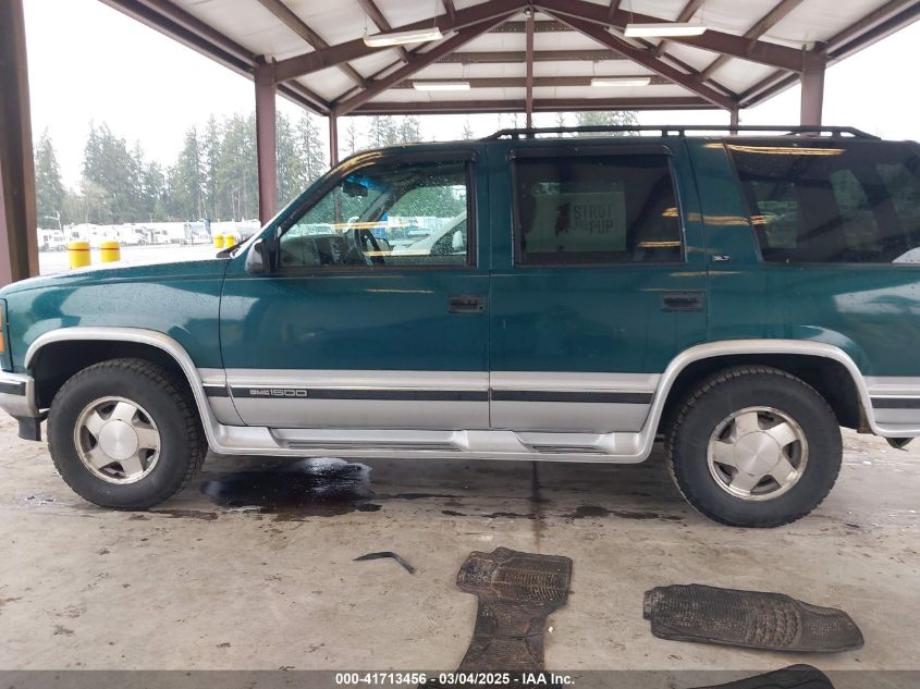 1996 GMC Yukon VIN: 1GKEK13R9TJ753626 Lot: 41713456