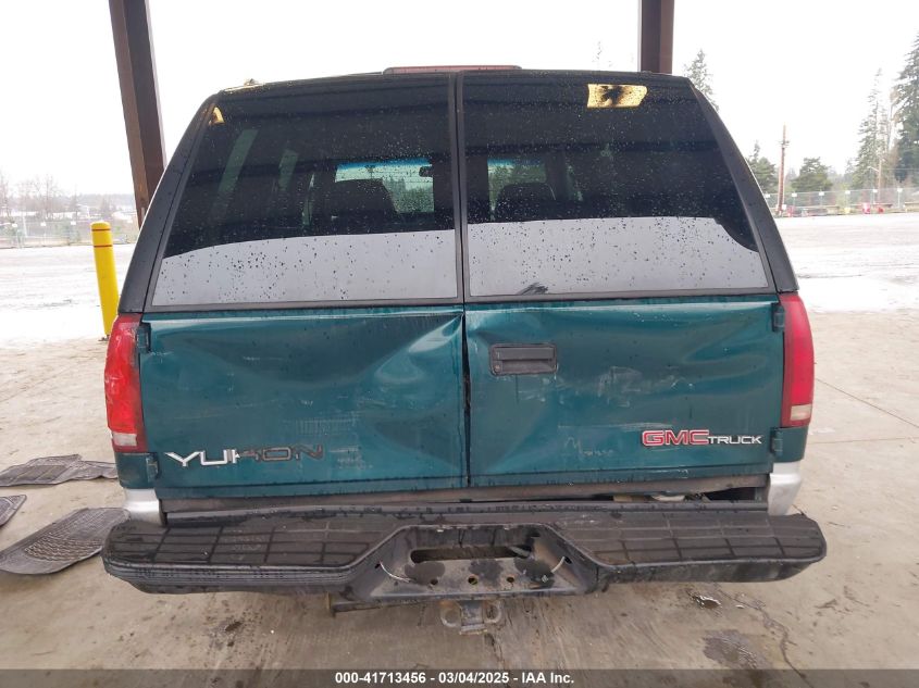 1996 GMC Yukon VIN: 1GKEK13R9TJ753626 Lot: 41713456