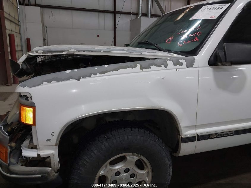 1996 Chevrolet Tahoe K1500 VIN: 1GNEK13R5TJ341299 Lot: 41713489
