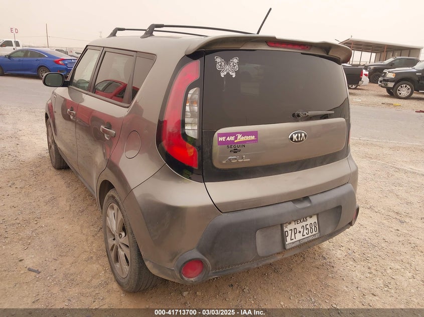 2015 KIA SOUL VIN: KNDJP3A54F7165609