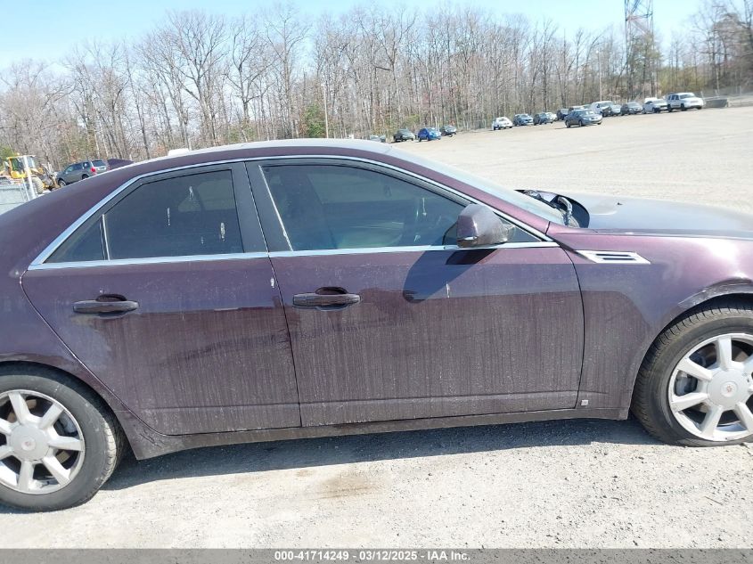 2009 Cadillac Cts Standard VIN: 1G6DF57789012842 Lot: 41714249