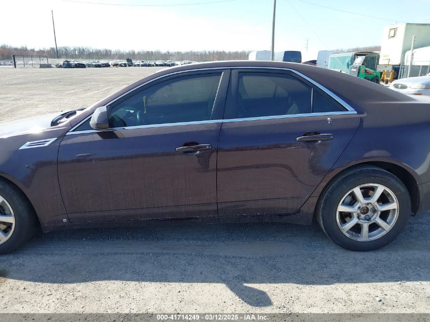 2009 Cadillac Cts Standard VIN: 1G6DF57789012842 Lot: 41714249