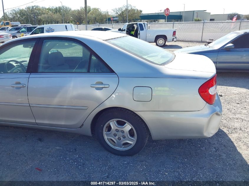 2003 Toyota Camry Le V6 VIN: 4T1BF32KX3U563279 Lot: 41714297
