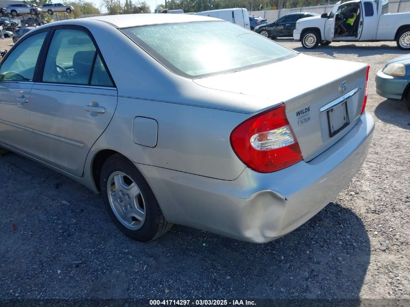 2003 Toyota Camry Le V6 VIN: 4T1BF32KX3U563279 Lot: 41714297