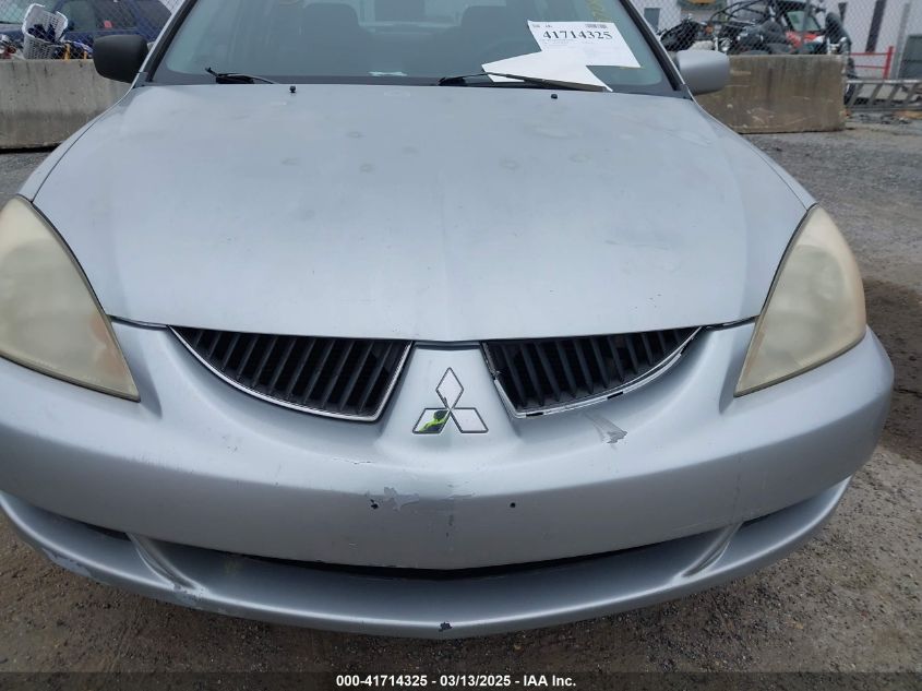 2004 Mitsubishi Lancer Ls VIN: JA3AJ36E44U020649 Lot: 41714325
