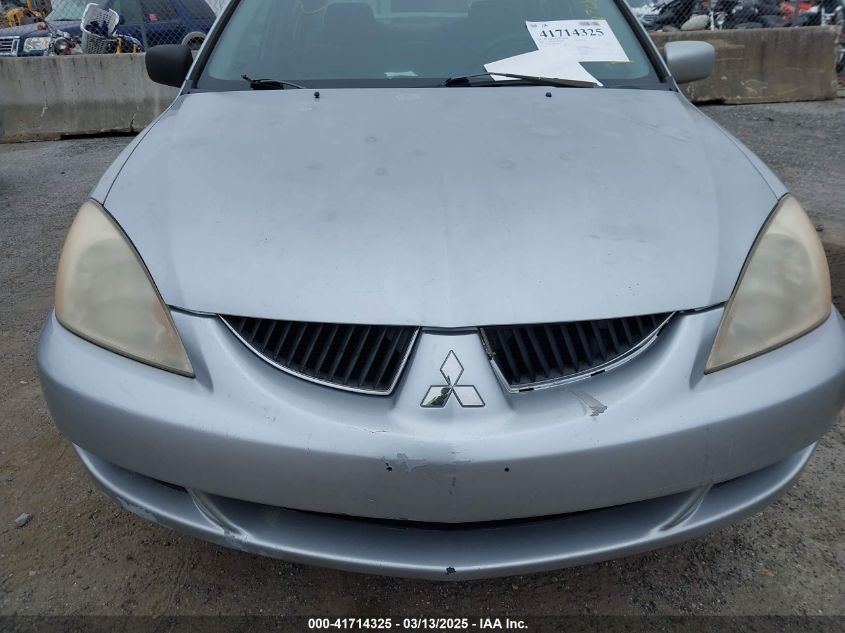 2004 Mitsubishi Lancer Ls VIN: JA3AJ36E44U020649 Lot: 41714325