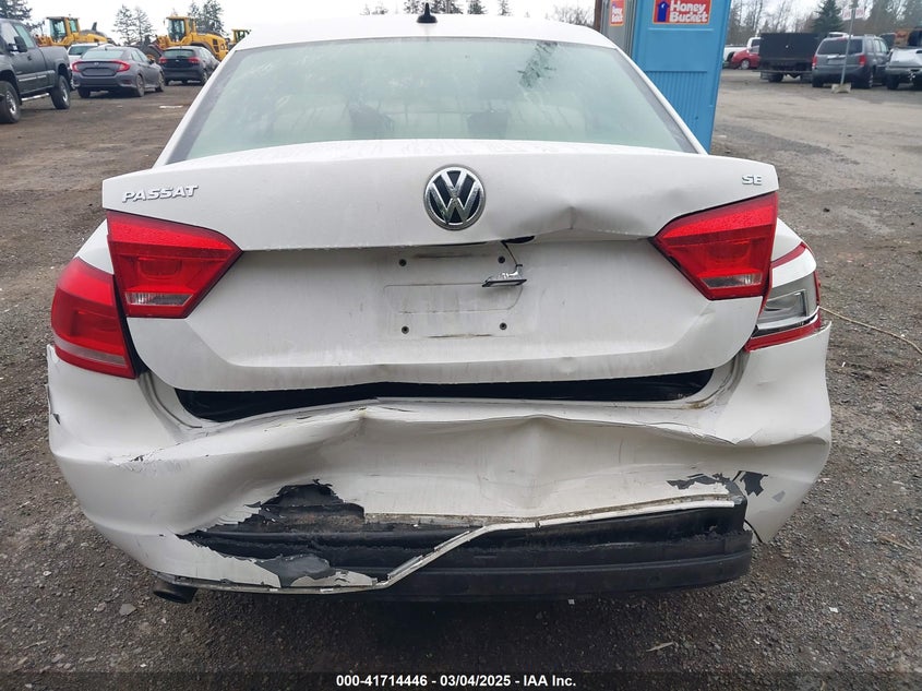 2013 VOLKSWAGEN PASSAT VIN: 1VWBH7A32DC011358