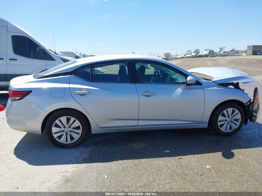 2022 Nissan Sentra S Xtronic Cvt VIN: 3N1AB8BV1NY293123 Lot: 41714483