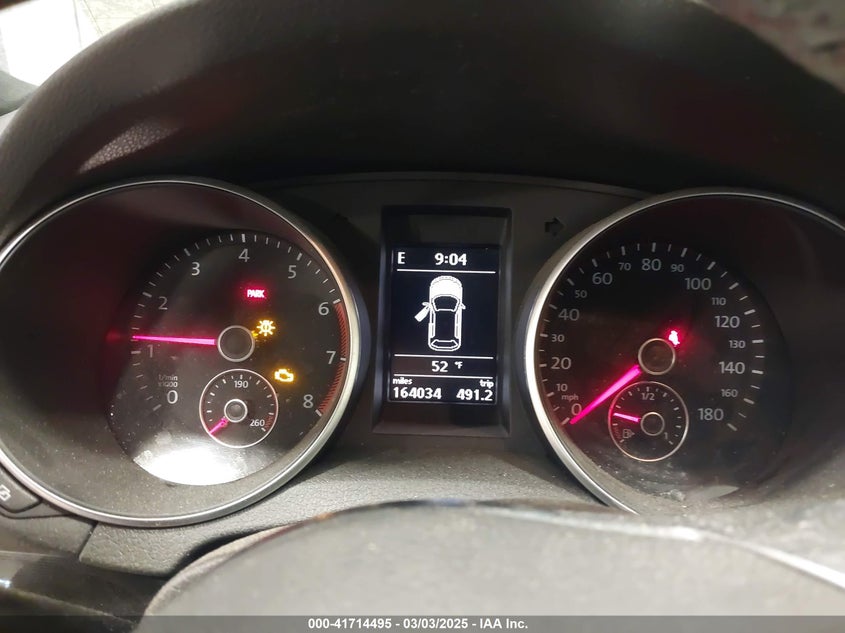 2012 VOLKSWAGEN GTI VIN: WVWGD7AJ6CW027479