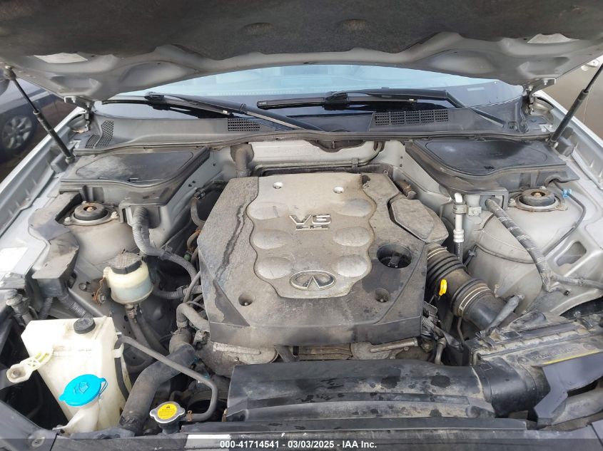 2005 Infiniti Fx35 VIN: JNRAS08W45X219596 Lot: 41714541