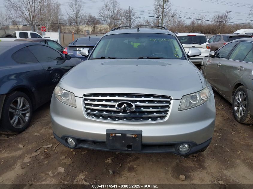 2005 Infiniti Fx35 VIN: JNRAS08W45X219596 Lot: 41714541