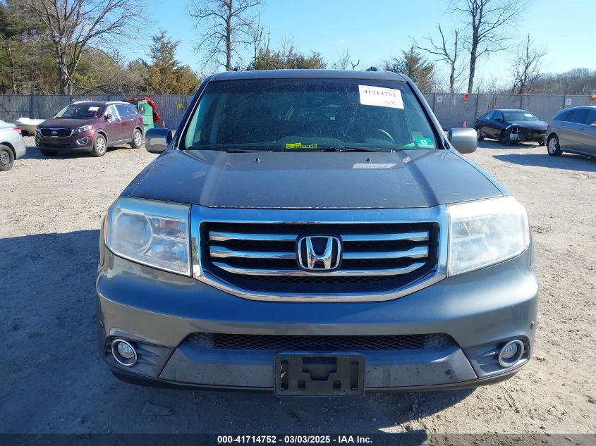2012 Honda Pilot Touring VIN: 5FNYF4H96CB043890 Lot: 41714752