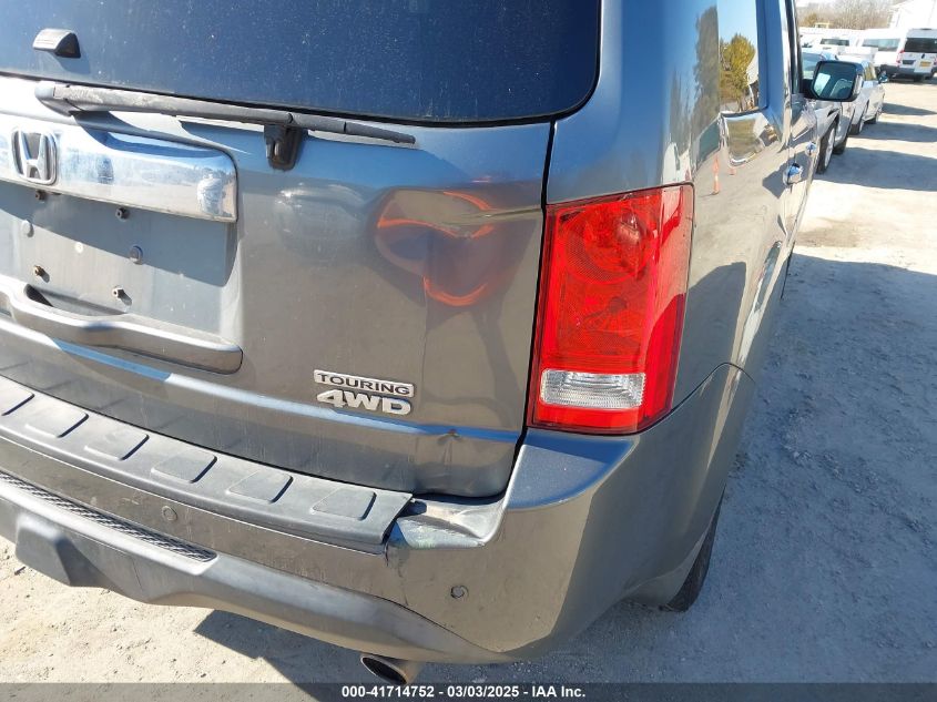 2012 Honda Pilot Touring VIN: 5FNYF4H96CB043890 Lot: 41714752