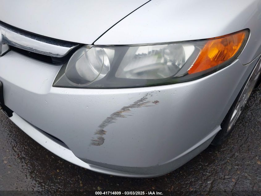 2007 Honda Civic Lx VIN: 1HGFA15577L130191 Lot: 41714809