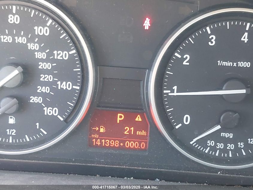 2011 BMW 328I VIN: WBAPH5G51BNM72765 Lot: 41715067