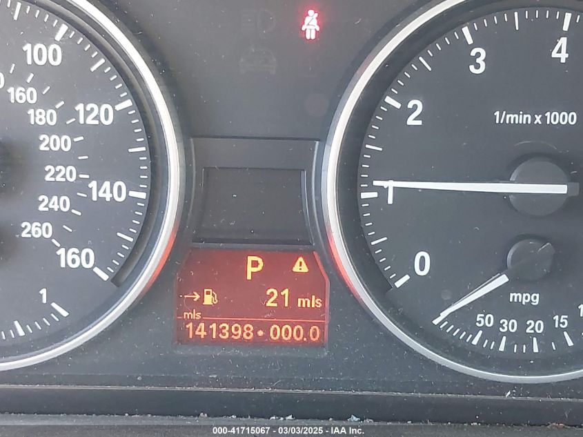 2011 BMW 328I VIN: WBAPH5G51BNM72765 Lot: 41715067