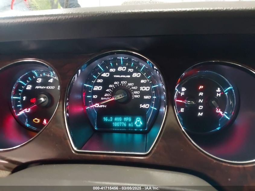 2011 Ford Taurus Sel VIN: 1FAHP2EW3BG104456 Lot: 41715456