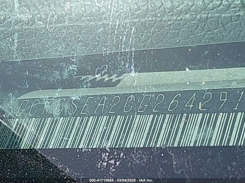 2012 Chevrolet Silverado 1500 Lt VIN: 3GCPCSEA2CG264291 Lot: 41715565