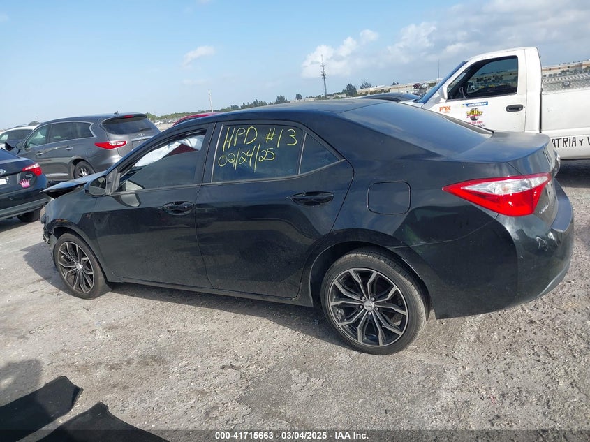 2014 TOYOTA COROLLA VIN: 5YFBURHE6EP118343