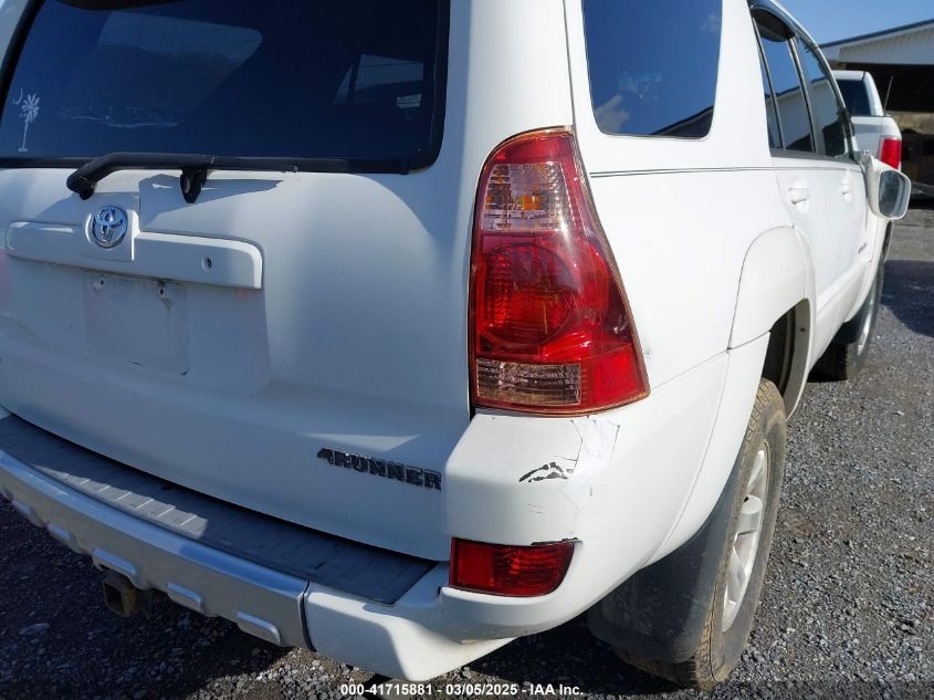 2004 Toyota 4Runner Sr5 Sport V6 VIN: JTEBU14R340022054 Lot: 41715881