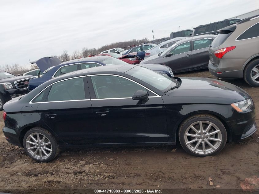 2015 Audi A3 2.0T Premium VIN: WAUEFGFF3F1009297 Lot: 41715983
