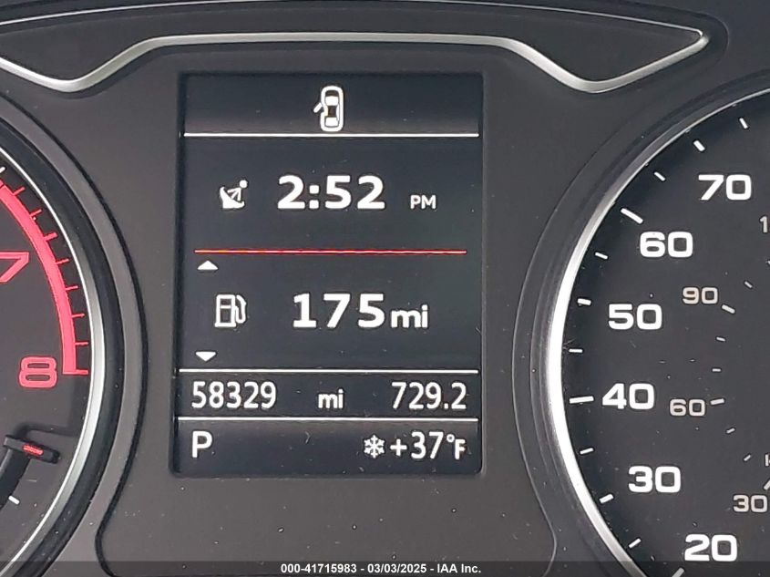 2015 Audi A3 2.0T Premium VIN: WAUEFGFF3F1009297 Lot: 41715983