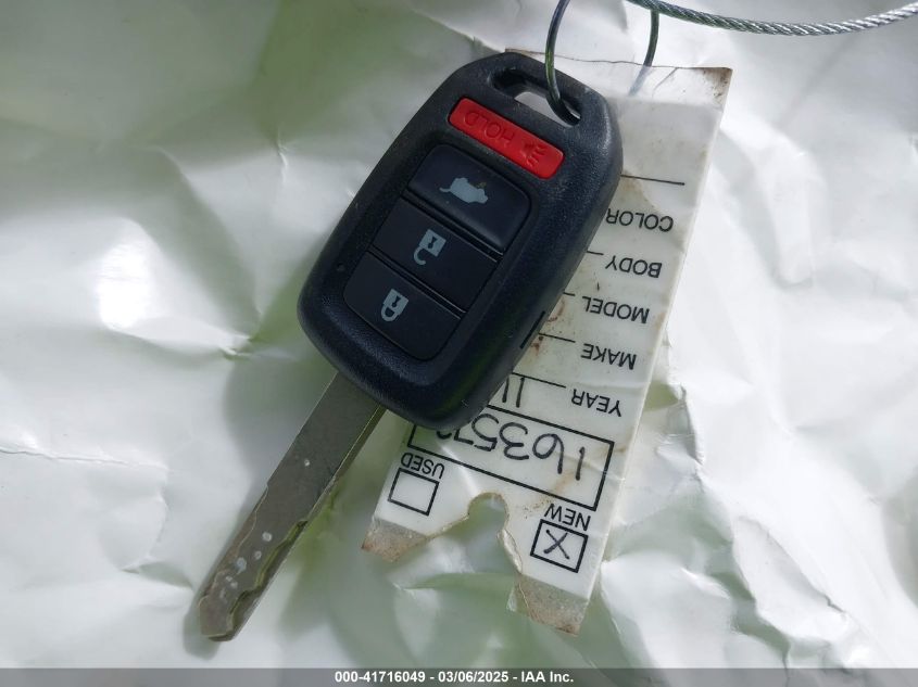 2016 Honda Cr-V Lx VIN: 5J6RM4H35GL132062 Lot: 41716049