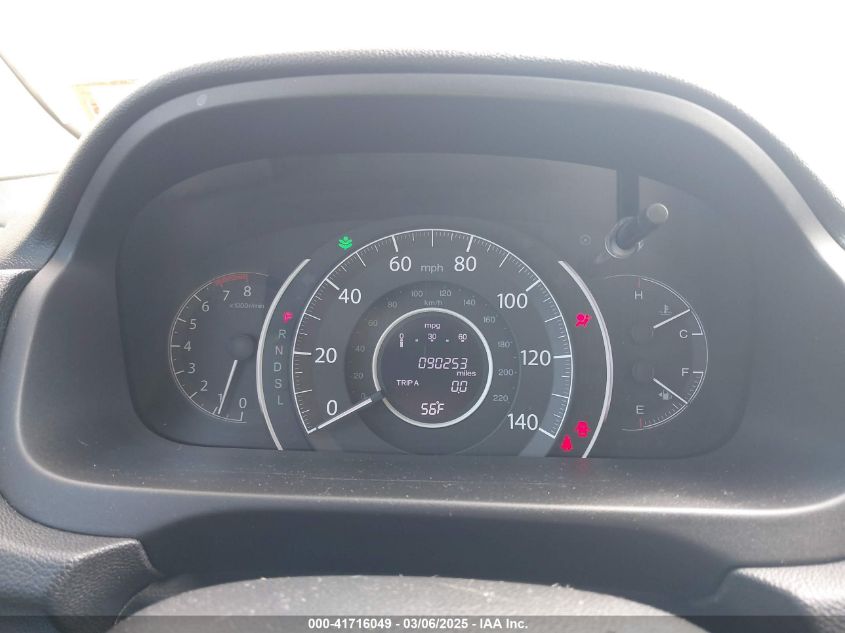 2016 Honda Cr-V Lx VIN: 5J6RM4H35GL132062 Lot: 41716049