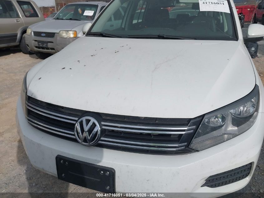 2016 VOLKSWAGEN TIGUAN S - WVGAV7AX9GW546891