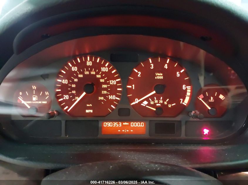 1999 BMW 328I VIN: WBAAM5339XFR00380 Lot: 41716226