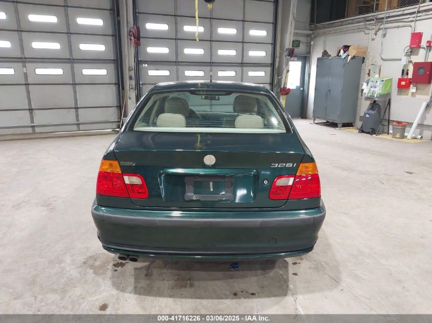 1999 BMW 328I VIN: WBAAM5339XFR00380 Lot: 41716226
